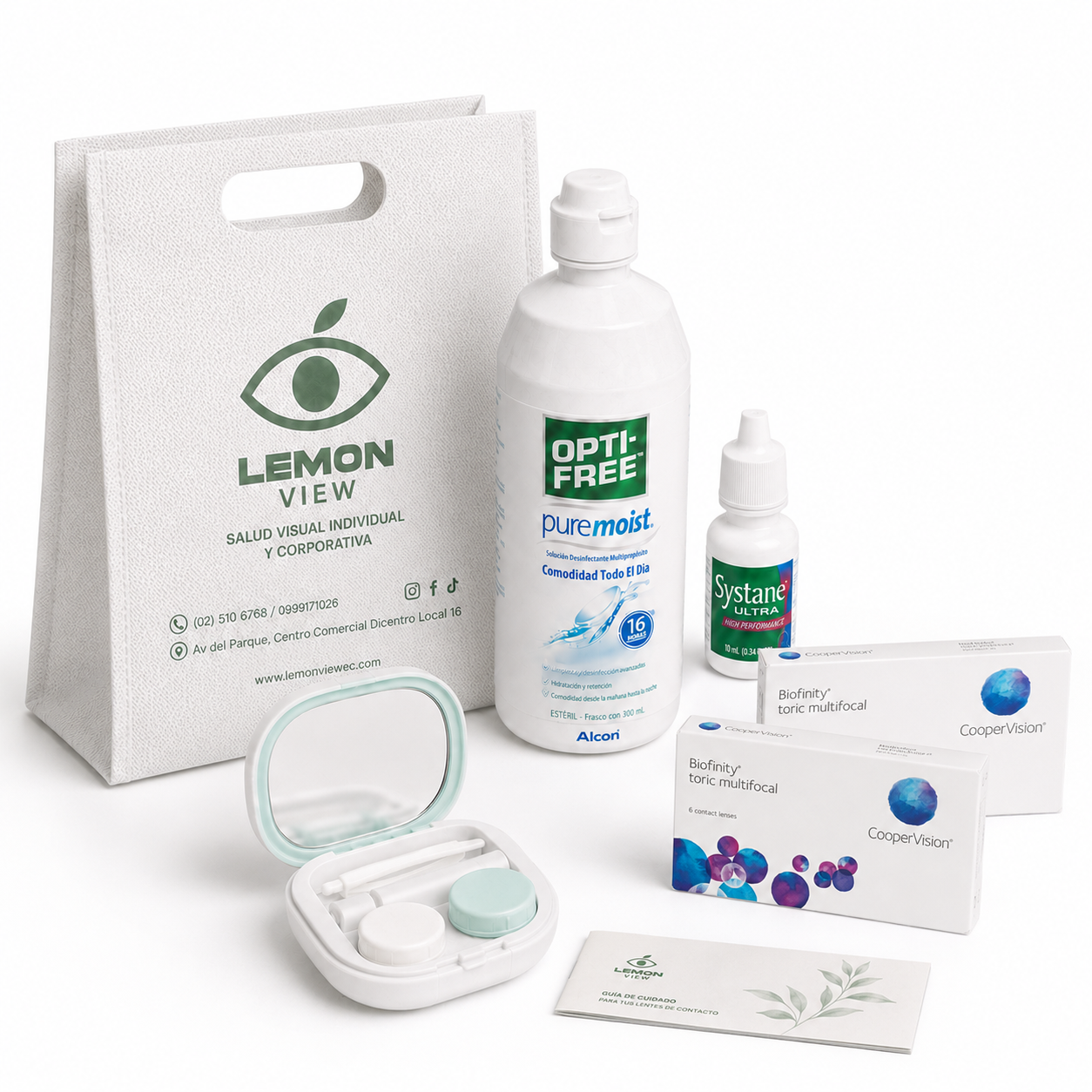 Kit Contact Lemon View Complete – Biofinity XR Toric
