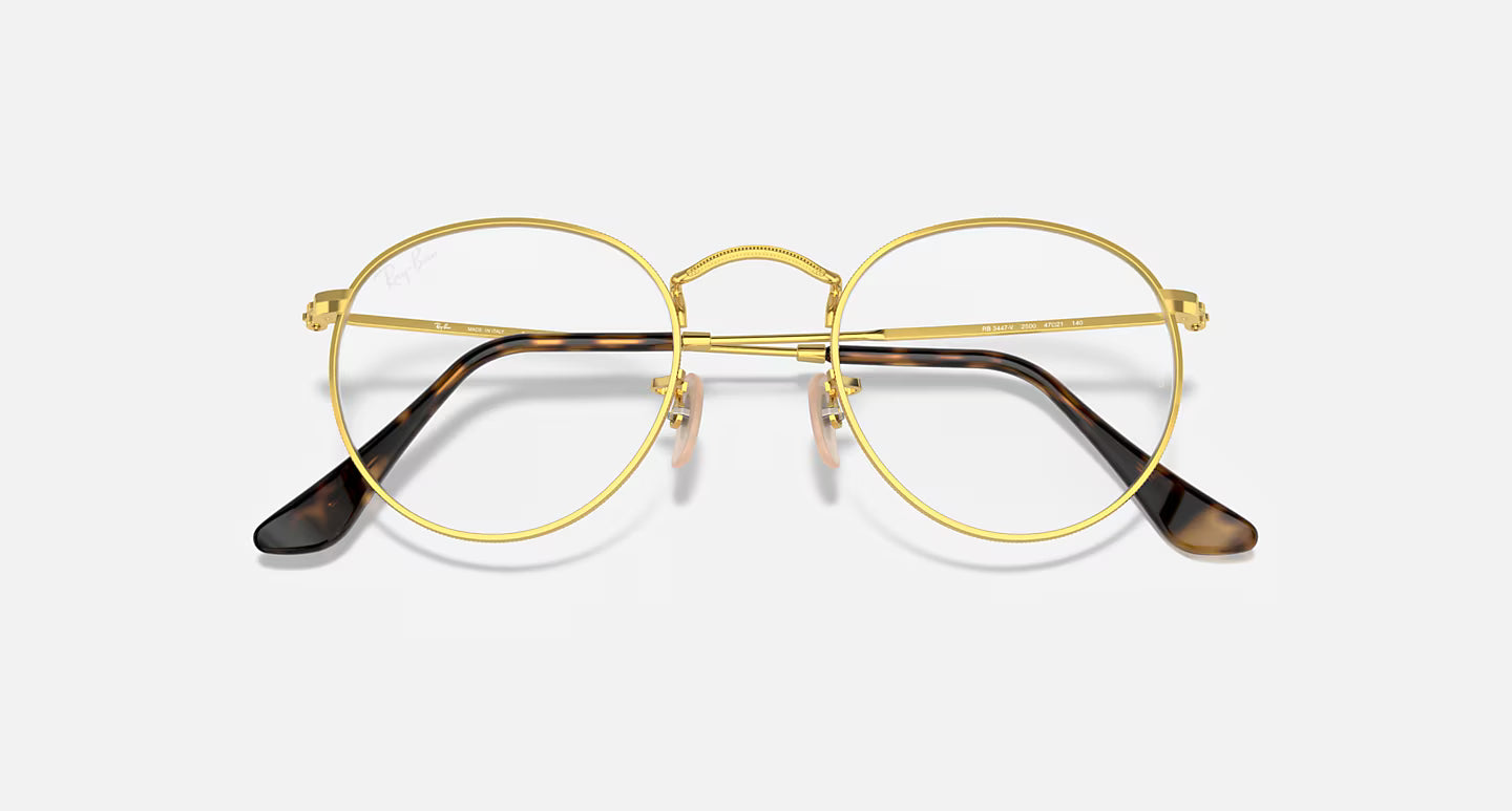 Ray-Ban RB3447V metálico dorado