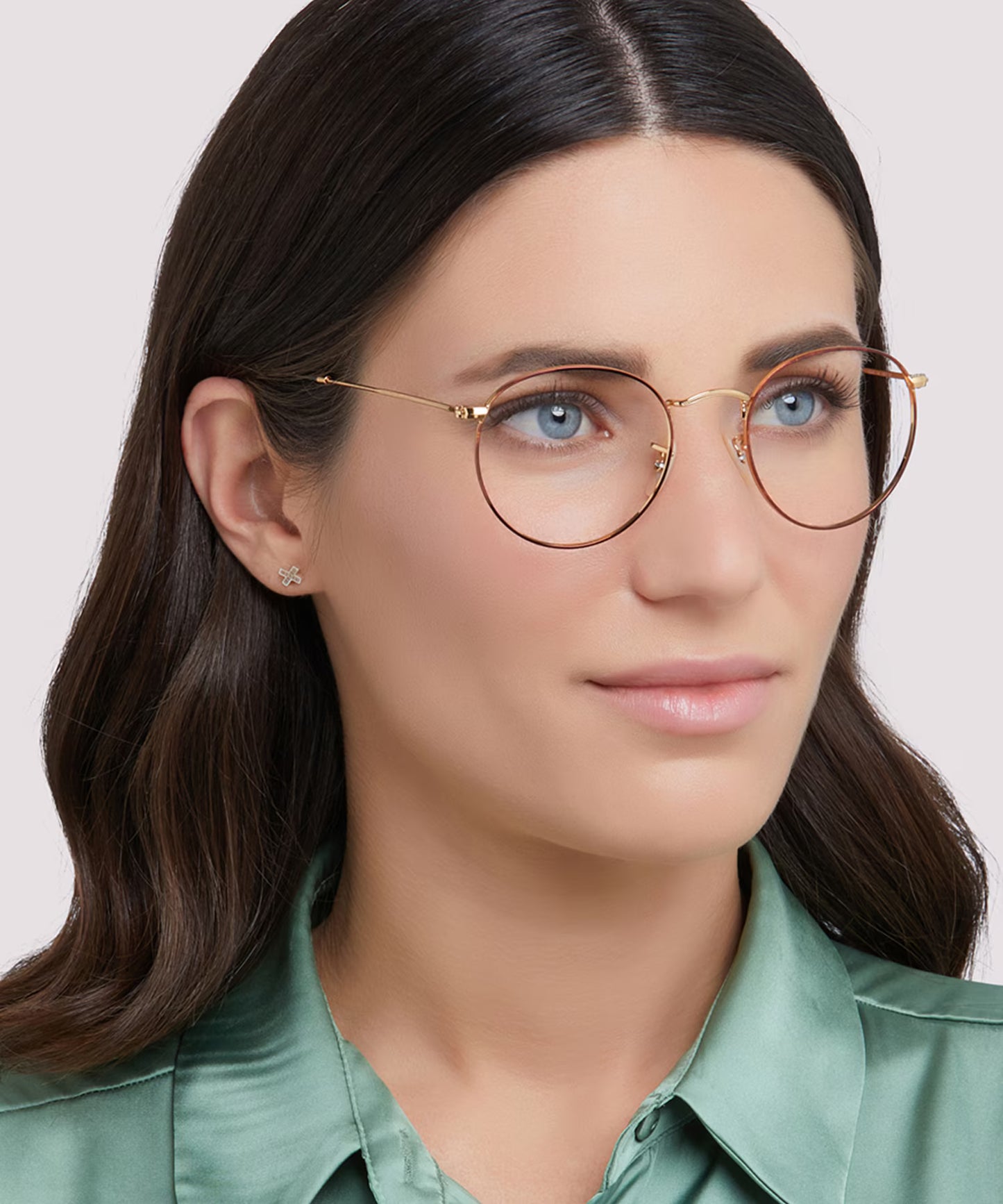 Ray-Ban RB3447V metálico dorado