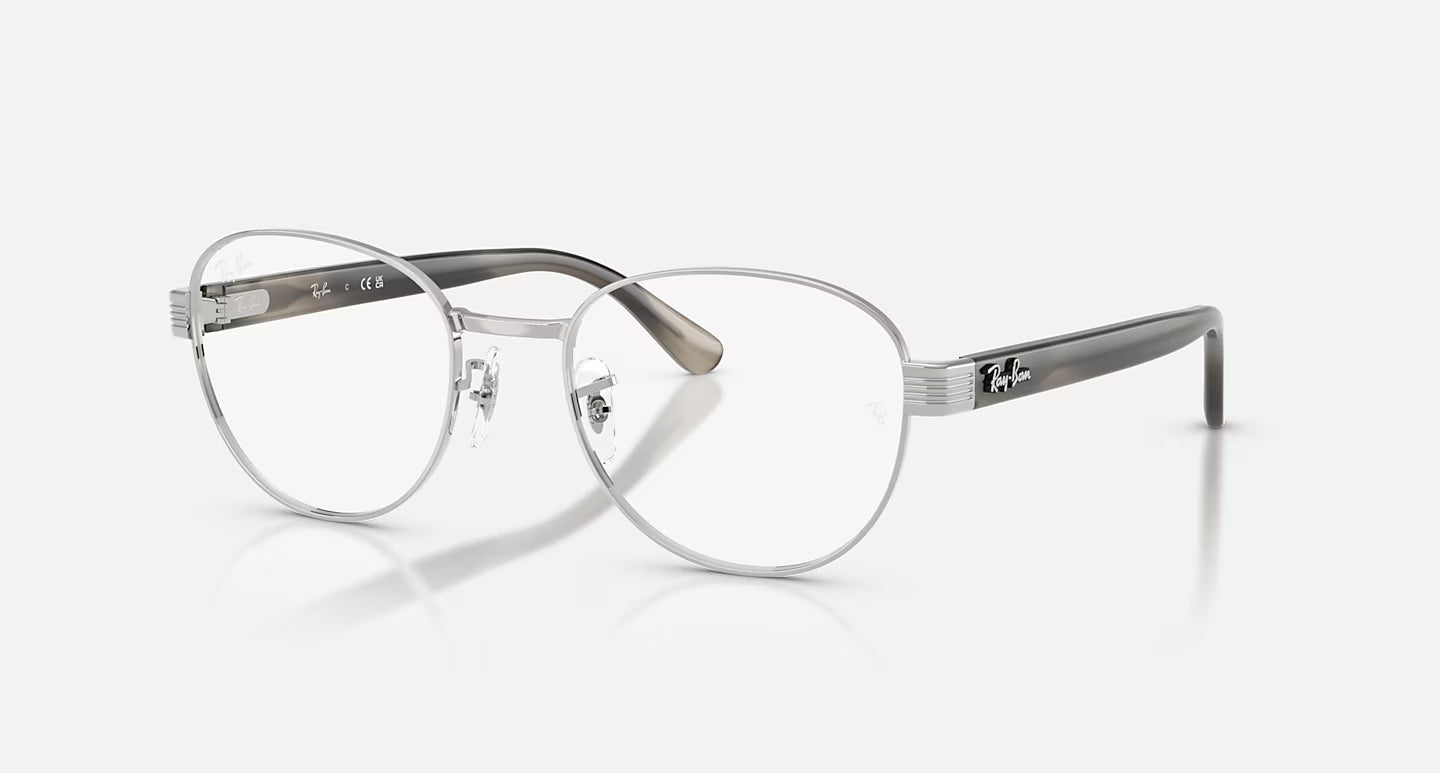 Ray-Ban RB6543 metálico plateado