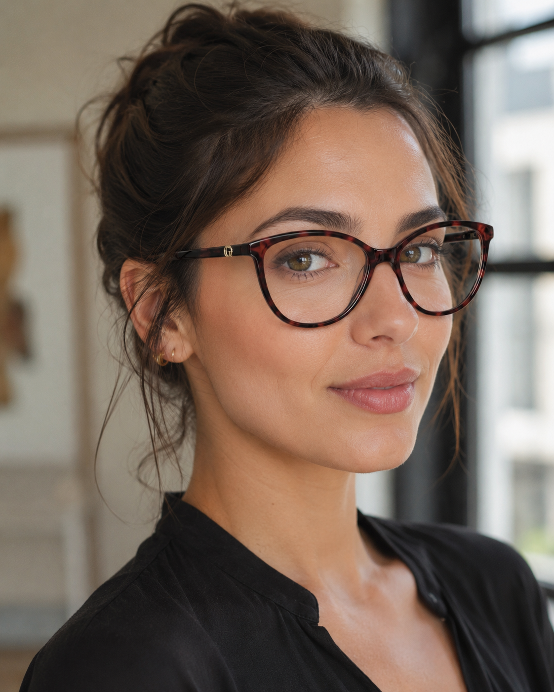 GUESS Rojo vino / tortoise vino GU50311