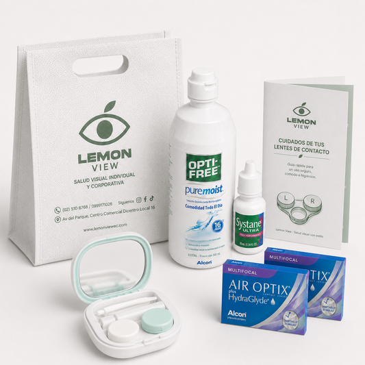 Kit Contact Lemon View Complete – Air Optix Hydraglyde Multifocal