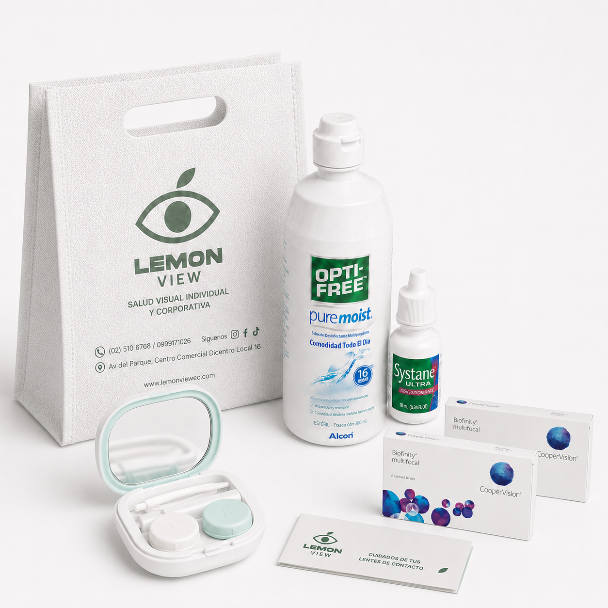 Kit Contact Lemon View Complete – Biofinity Multifocal