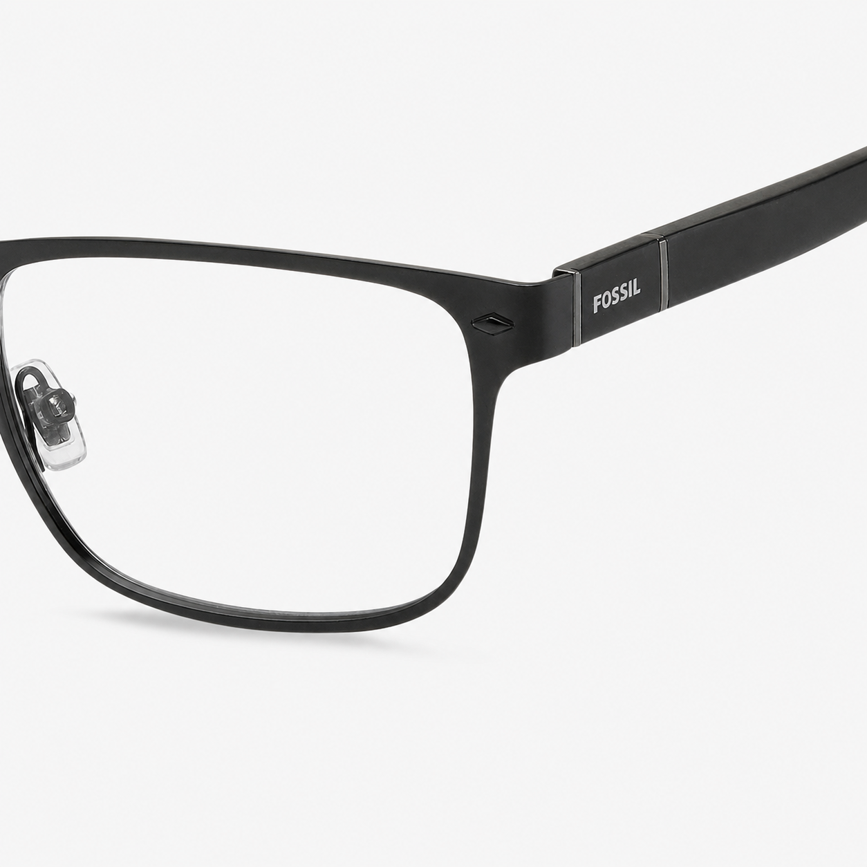 Fossil Negro Mate Rectangular FOS6088