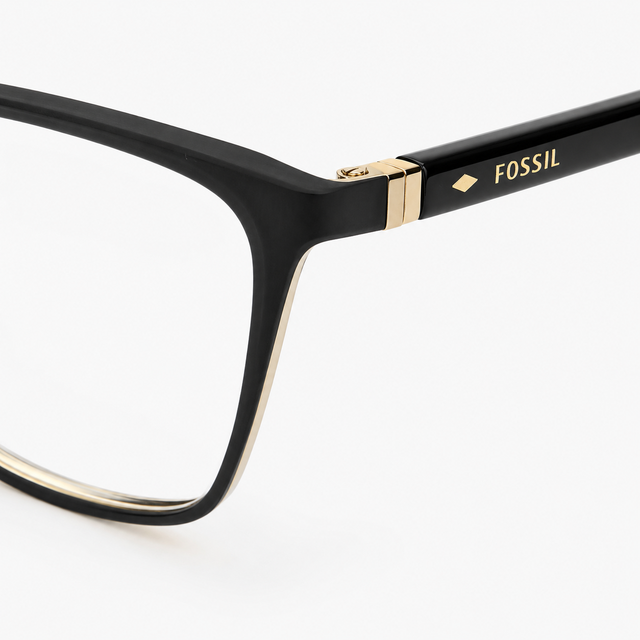 Fossil Negro Cat Eye Dorado FOS7096