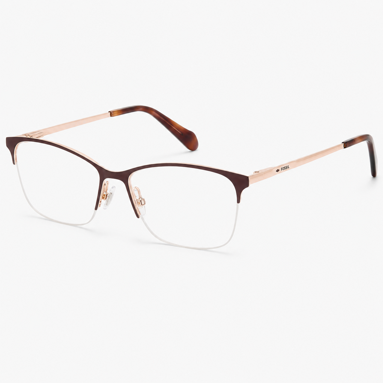Armazón Fossil Burgundy Semi al Aire